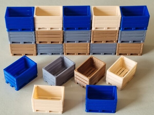 1/50 Scale Open Crates