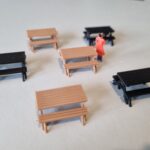 OO Gauge Picnic Benches/Pub Tables