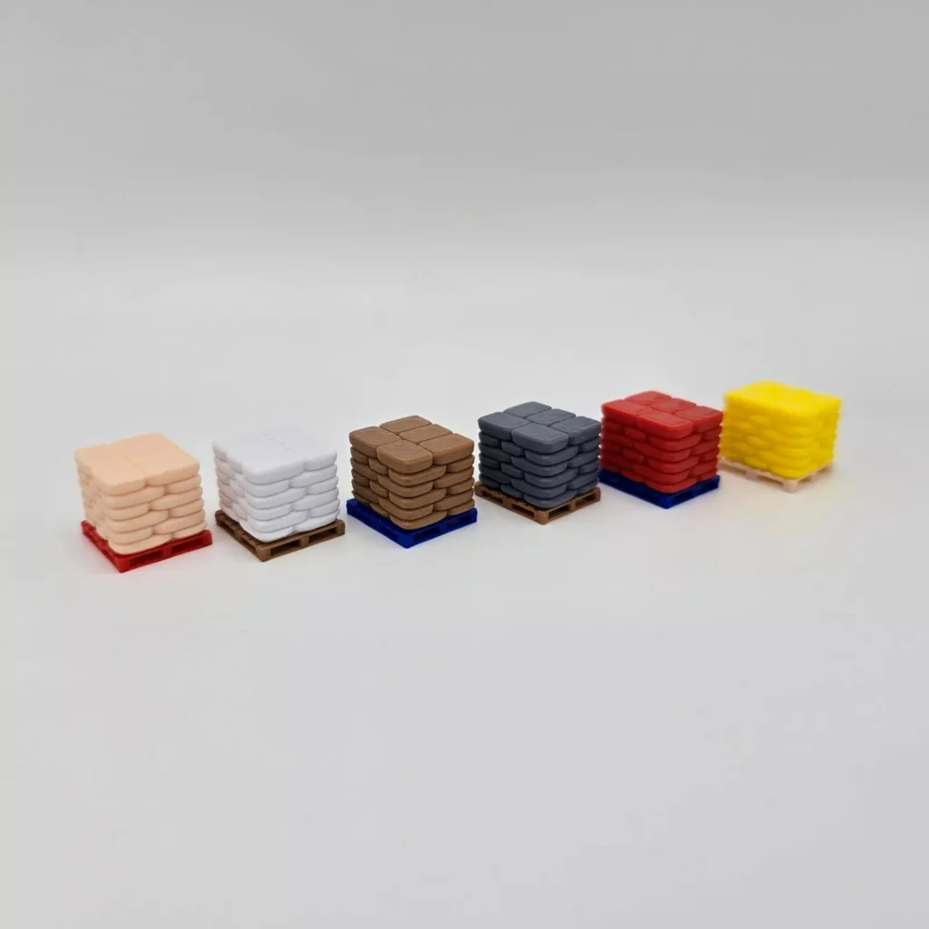 OO Gauge Pallets of Cement/Sacks 1/76 Scale