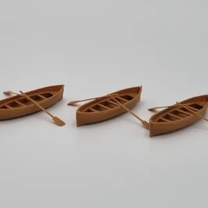 OO Gauge Rowing Boats with Oars