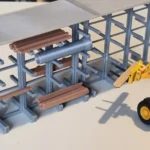 OO gauge Cantilever Pipe/Wood Racking