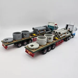 Precast Outlet with Pipes Truck Load/Diorama 1/50 Scale