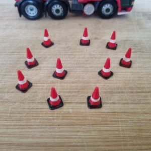 Traffic Cones "Unpainted" 1/50 Scale