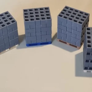 Construction Blocks on Pallets 1/32 Scale