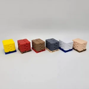 Pallets Of Cement/Sacks 1/32 Scale