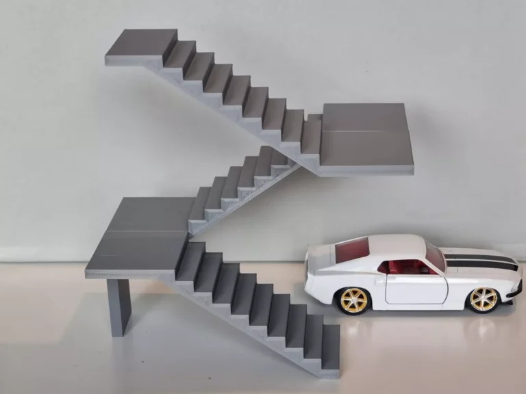 Precast Concrete Stairs Truckload/Diorama 1/32 Scale