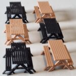 1/50 scale picnic benches/pub tables