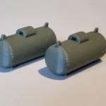 OO Gauge Industrial/Garden Propane Tanks 600kg