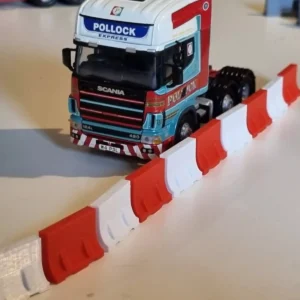 Traffic/Road Works Barriers/Water Barriers. Red And White