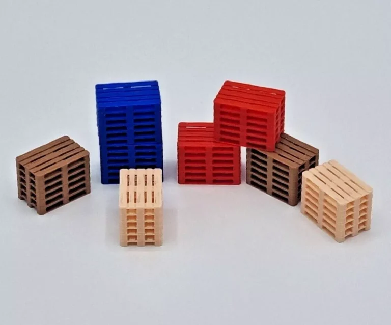 Euro Stacked Pallets 1/50 Scale