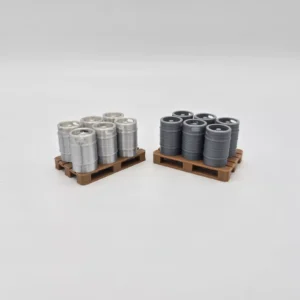 Beer Kegs on Pallets 1/32 Scale