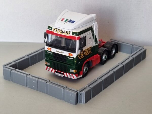 1/50 Scale Temporary Vertical Concrete Barriers