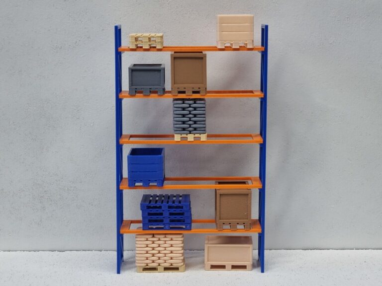1/32 scale pallet racking