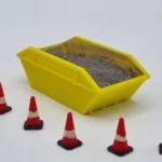 1/50 Scale 8-Yard Skips and Cones