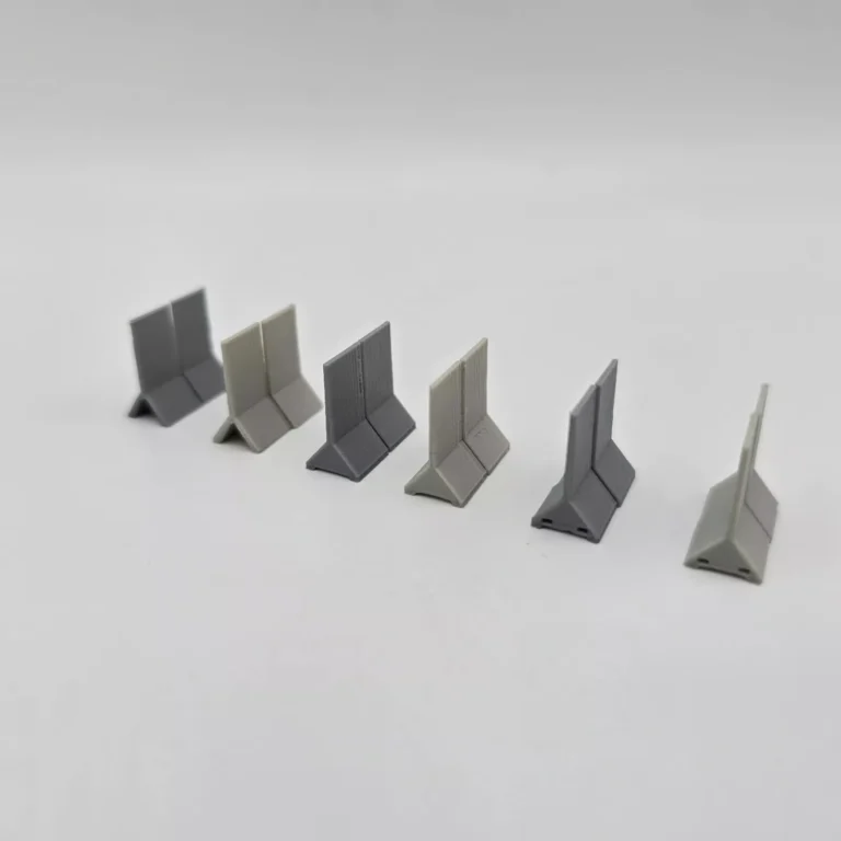 N Gauge Free Standing Precast Concrete Retaining Walls