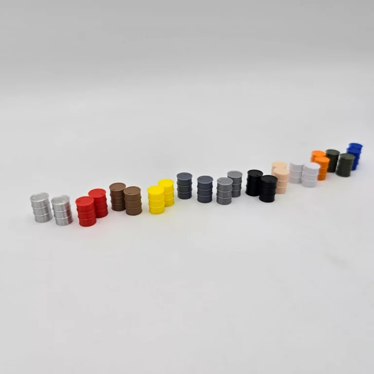 N Gauge 200L Oil Barrels/Drums & Pallets – 1:148 Scale, Various Colors, UK Made