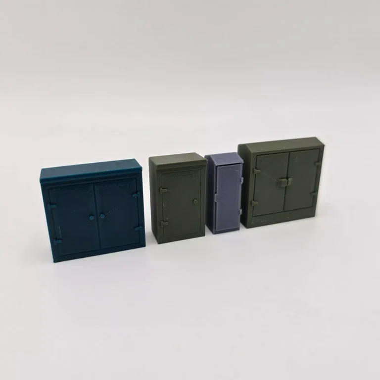 GRP Cabinets "Electric/Gas/Telecom Enclosures" 1/50 Scale