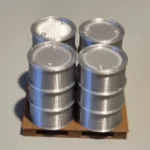 200L Oil Barrels/Drums on Brown Pallets 1/32