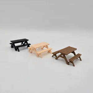 O Gauge Picnic Benches/Pub Tables 1/43.5 Scale