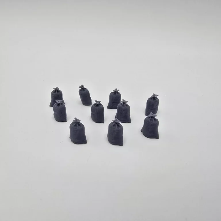 OO Gauge Coal Sacks/Bags 1/76 Scale