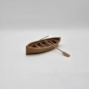 Rowing Boat With Keel And Oars 1/32 Scale
