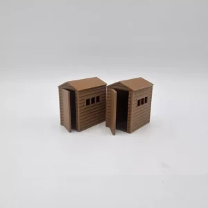 6x4 Garden Shed 1/50 Scale