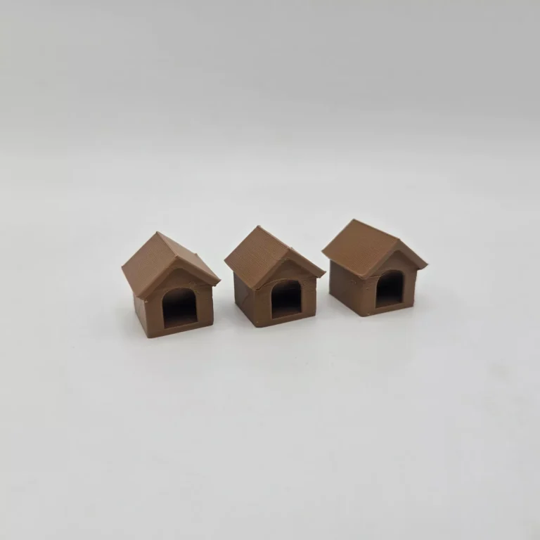O Gauge Dog Houses 1/43.5 Scale