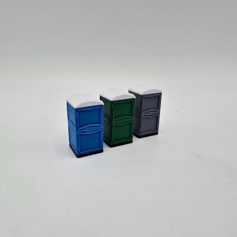 OO Gauge Portable toilets "Chemical toilet" 1/76 Scale