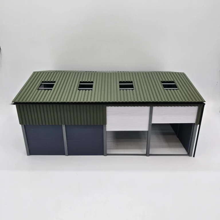 O Gauge Agricultural Building/Truck Workshop "Build Kit" Diorama 1/43.5 Scale