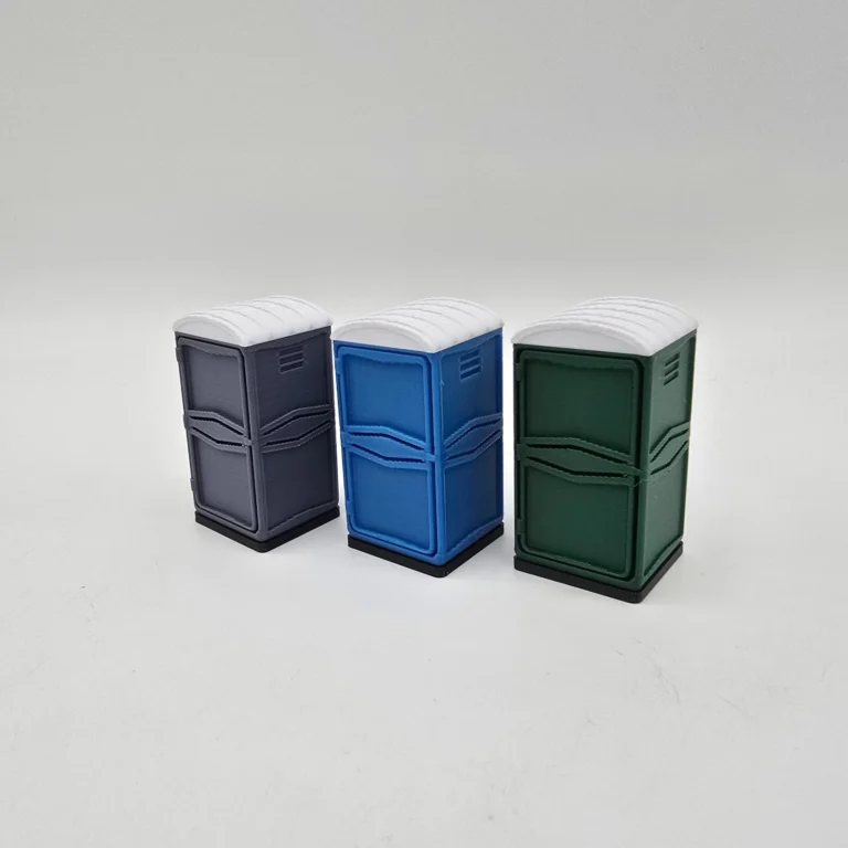 O Gauge Portable toilets "Chemical toilet" 1/43.5 Scale