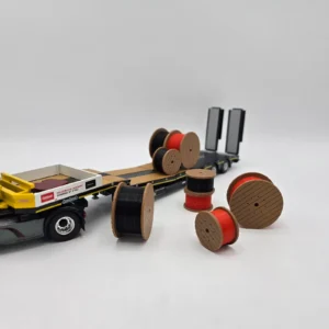 4-6 Feet Cable Drums Wooden Reel 1/50 Scale