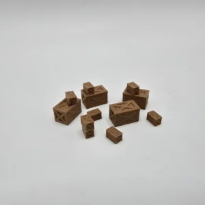HO Gauge Shipping Crates 1/87 Scale