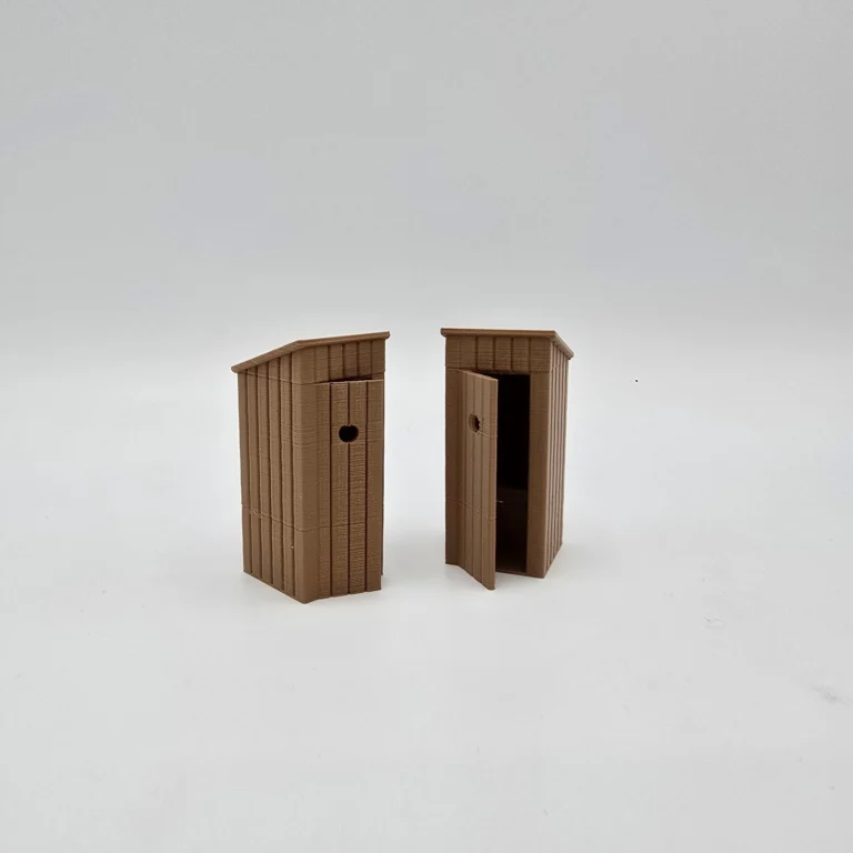 O Gauge Privy/Outside Toilet 1/43.5 Scale