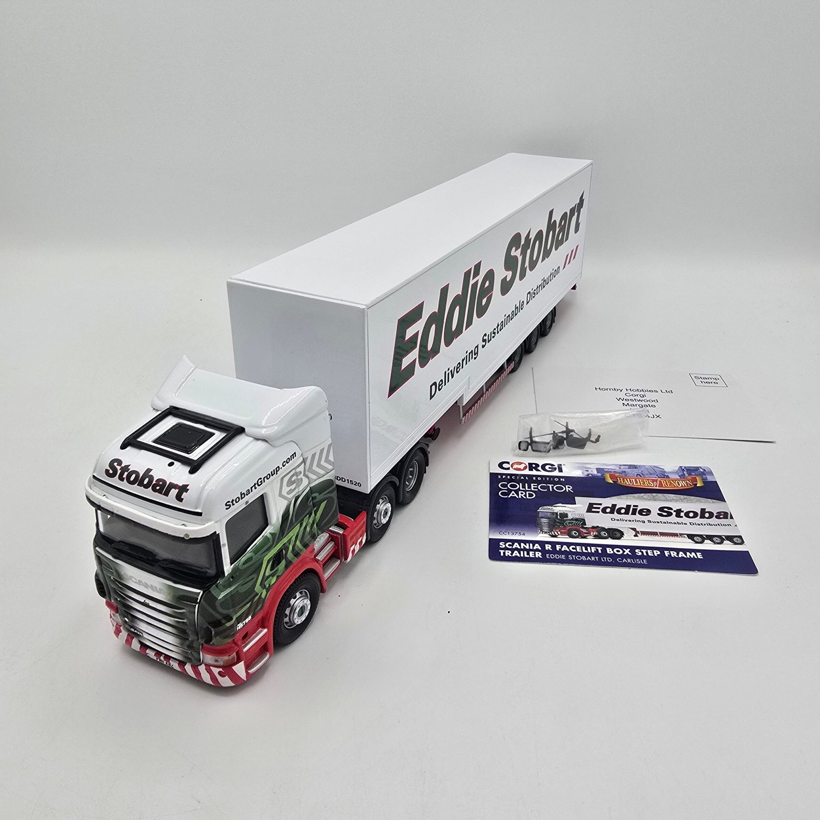 Corgi CC13722 Scania R Fridge Trailer Eddie Stobart LTD Carlisle 1:50 Scale